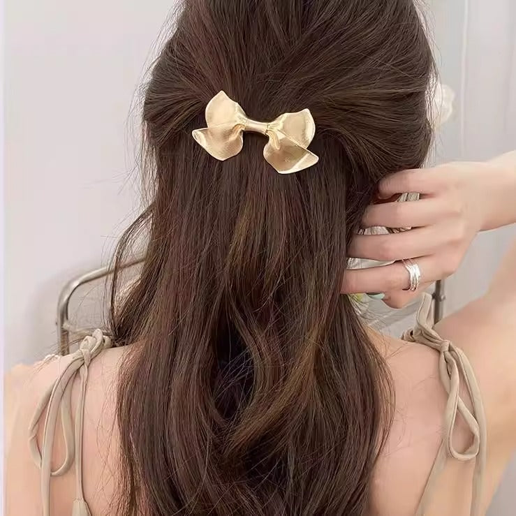 Metal Bow Hair Clip