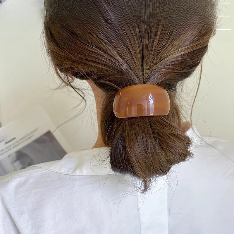 Oval Acetate Hair Tie