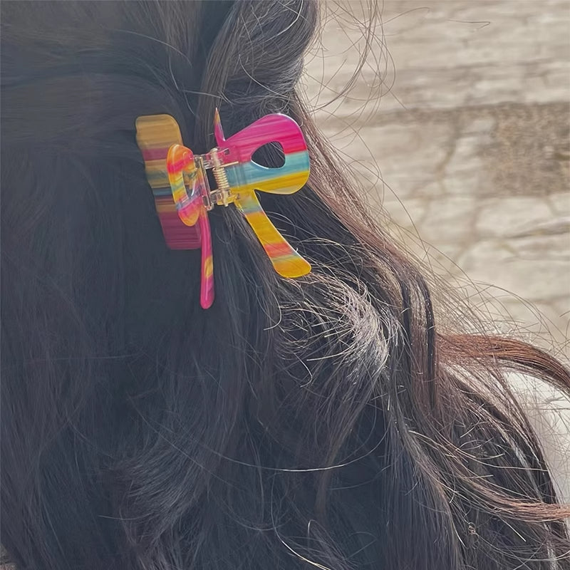 Bow Ribbon Hair Claw Clip