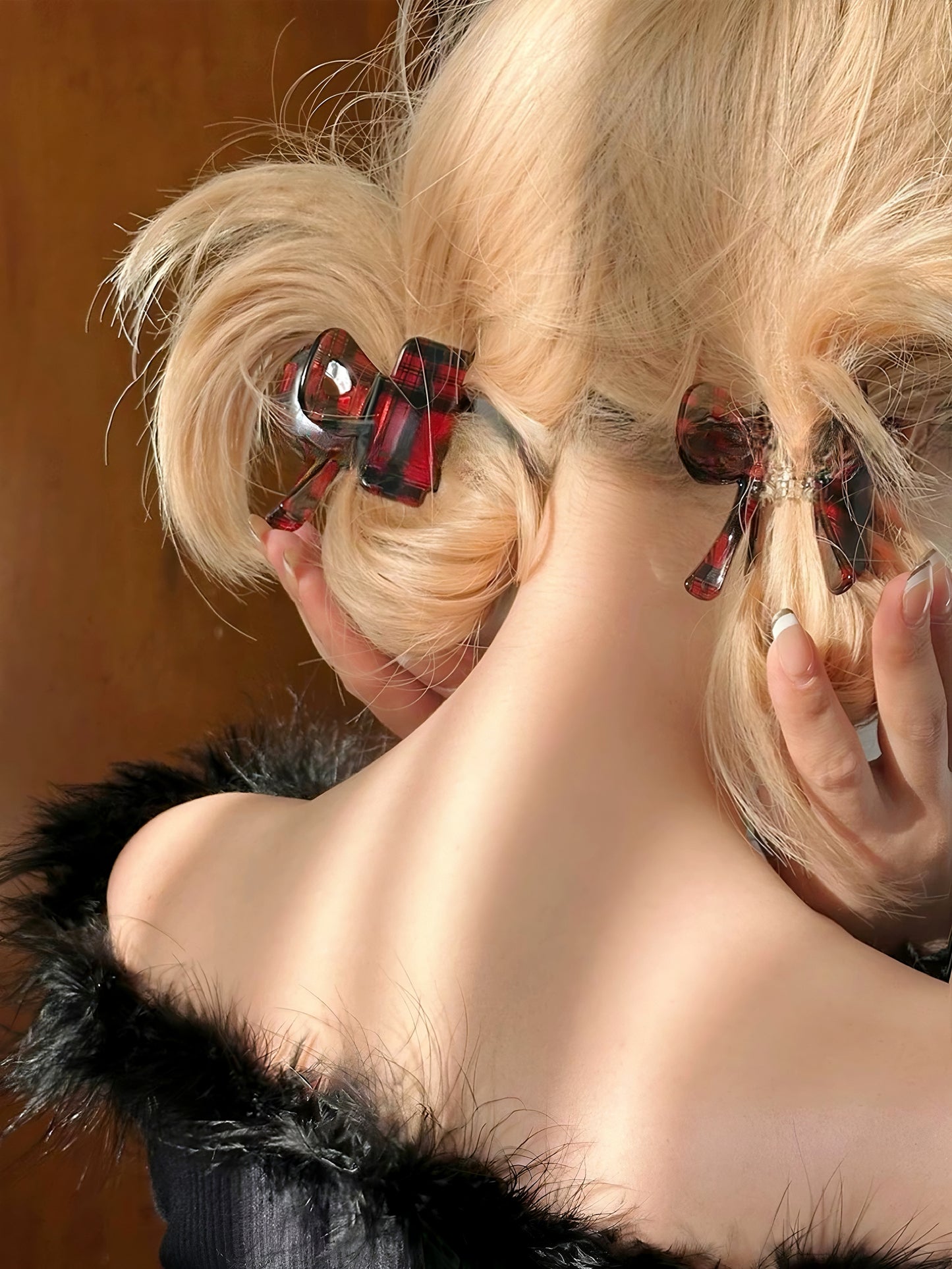 Bow Ribbon Hair Claw Clip