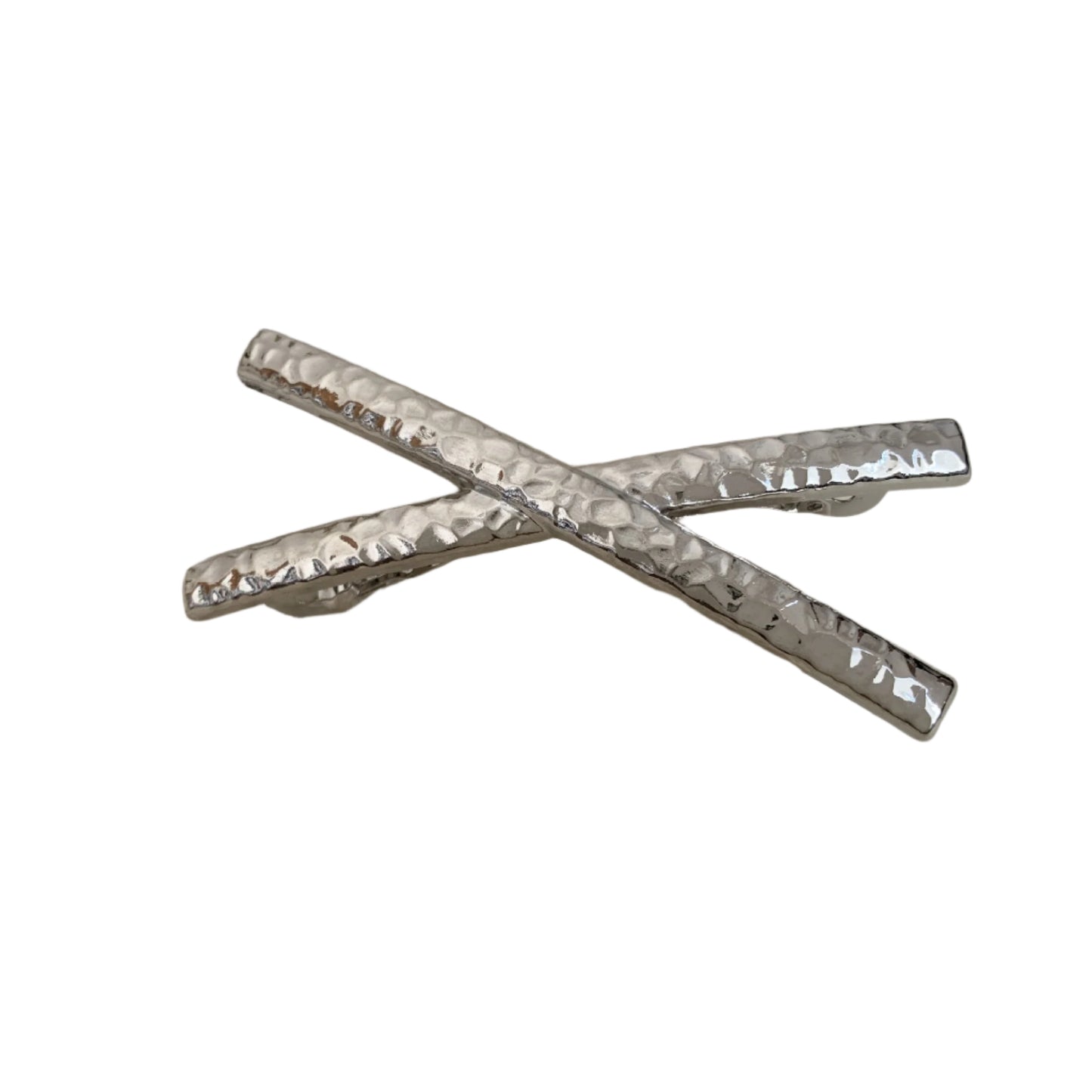 Textured X Barrette