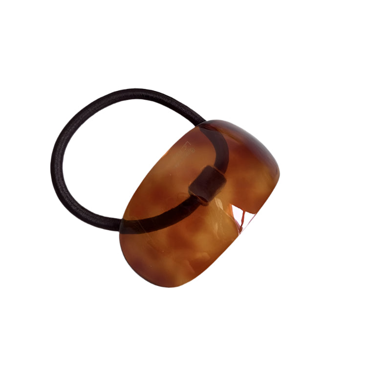 Oval Acetate Hair Tie