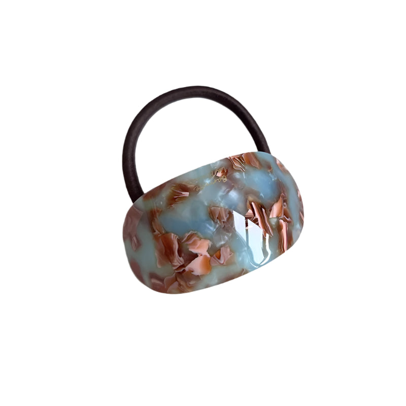 Oval Acetate Hair Tie