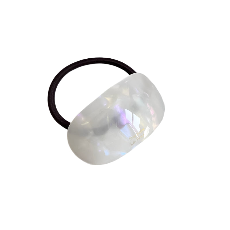 Oval Acetate Hair Tie