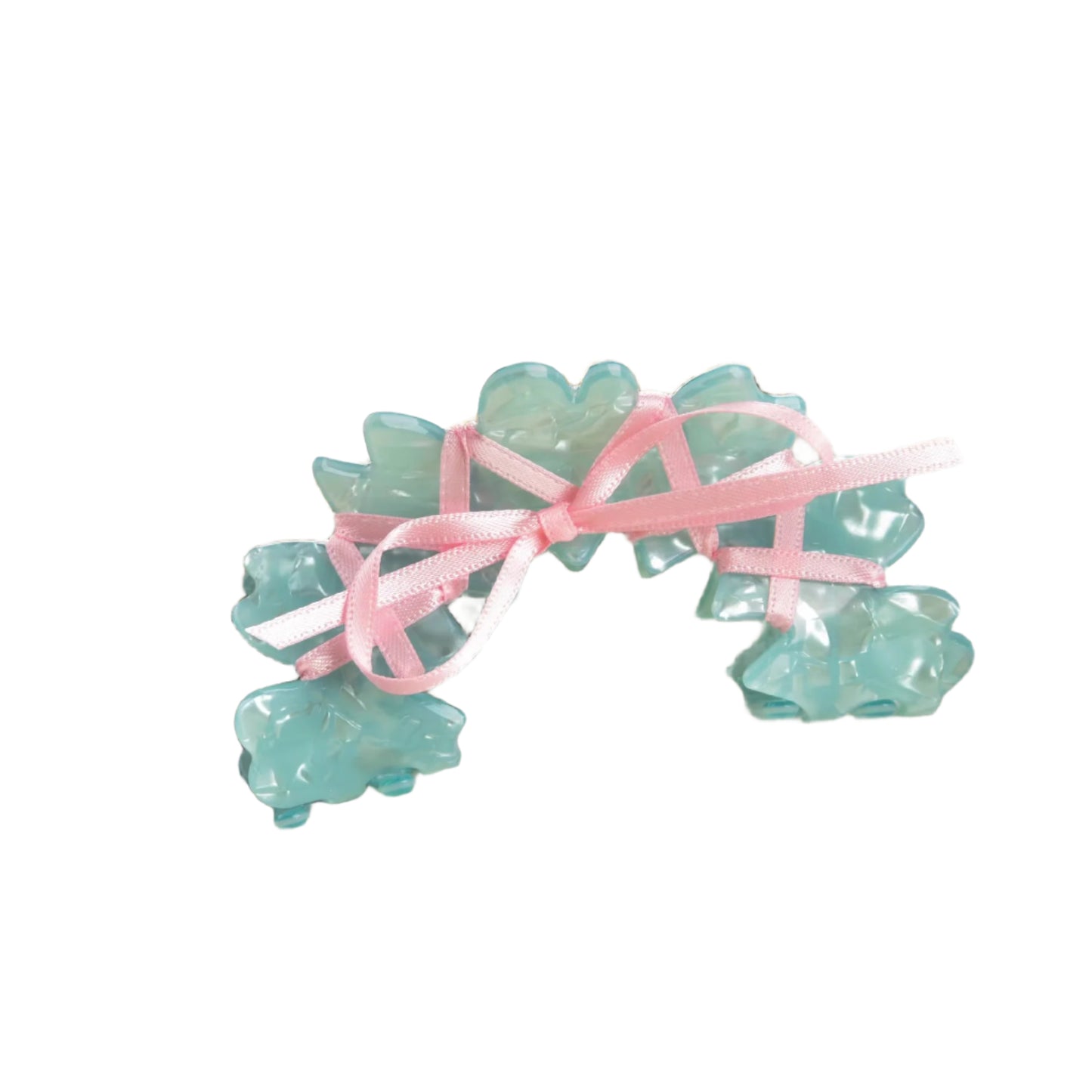 Ballet-Inspired Ribbon Tie Bow Hair Clip