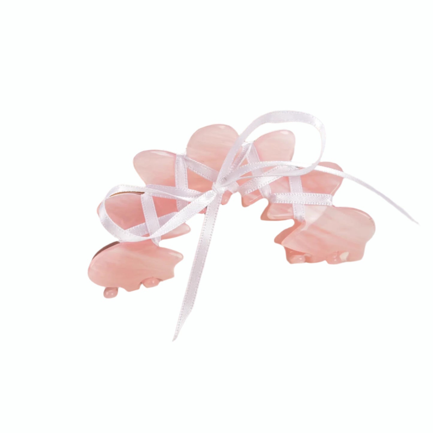 Ballet-Inspired Ribbon Tie Bow Hair Clip