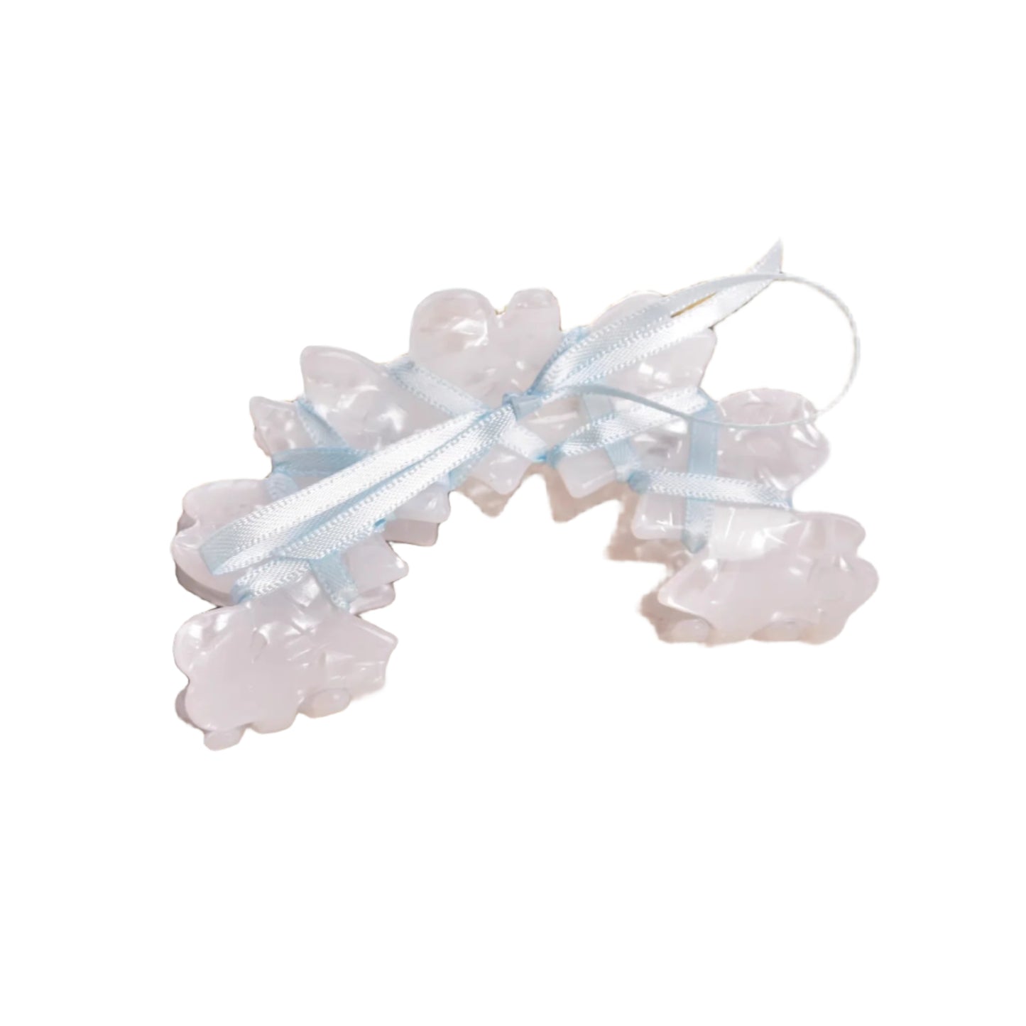 Ballet-Inspired Ribbon Tie Bow Hair Clip