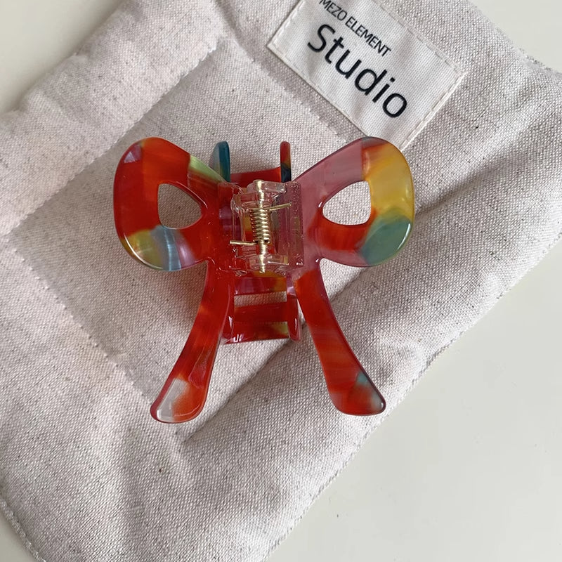 Bow Ribbon Hair Claw Clip