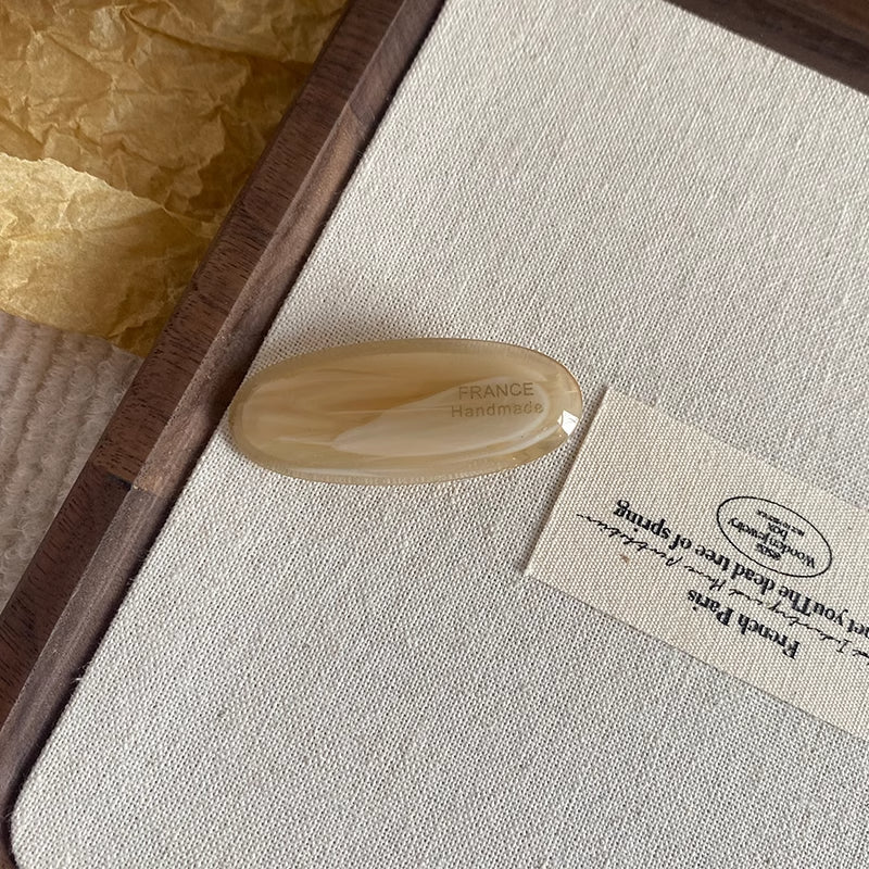 Vintage Marble Duckbill Clip