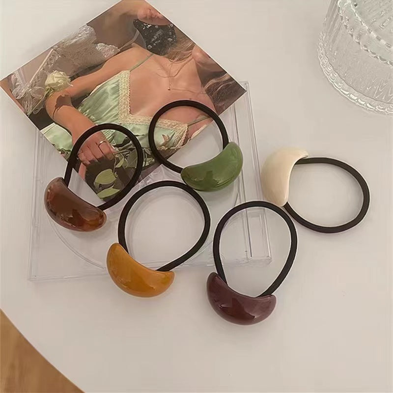 Natural Tones Oval Hair Tie