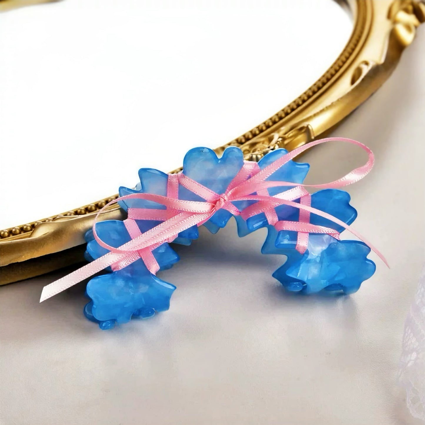 Ballet-Inspired Ribbon Tie Bow Hair Clip