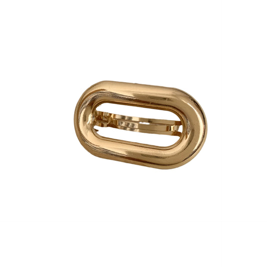 Gold Oval Clip