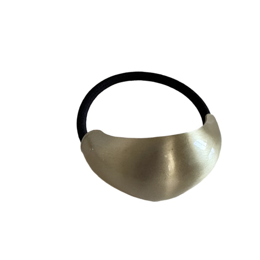 Metallic Irregular Oval Hair Tie
